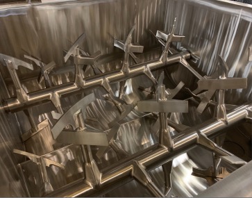 Twin shaft mixer